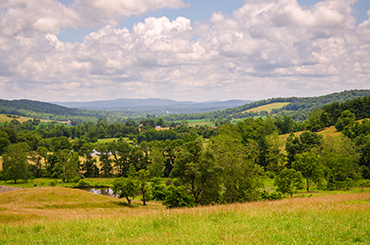 Sky Meadows State Park, Virginia in the Blue Ridge Mountains, USA