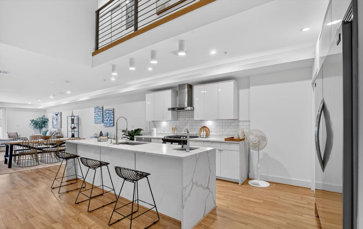 1125 Morse St NE #1 kitchen and living area